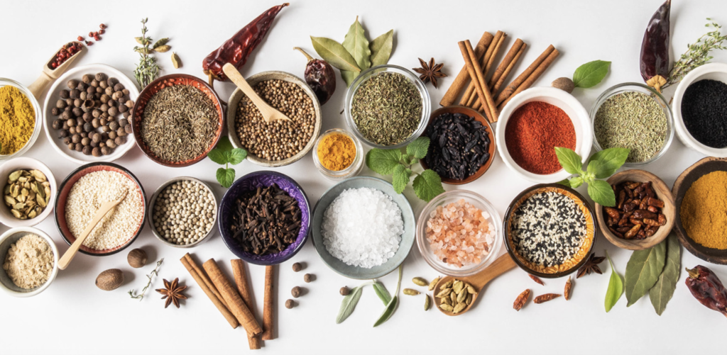 an array of natural powders and nootropics
